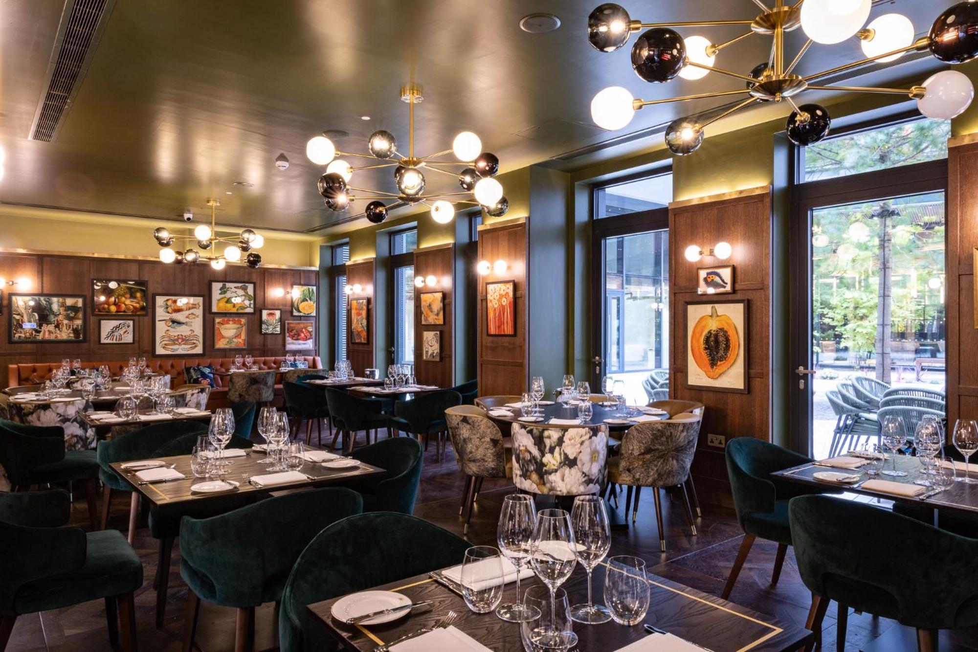Sun Street Hotel Shoreditch London Exterior foto Interior of the restaurant